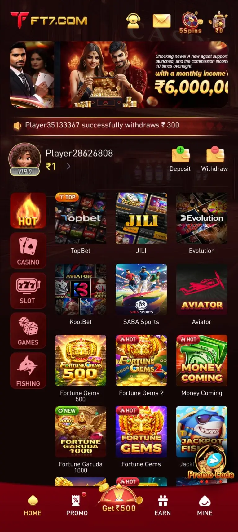 FT7 GAME APK SLOT AND HOT GAME