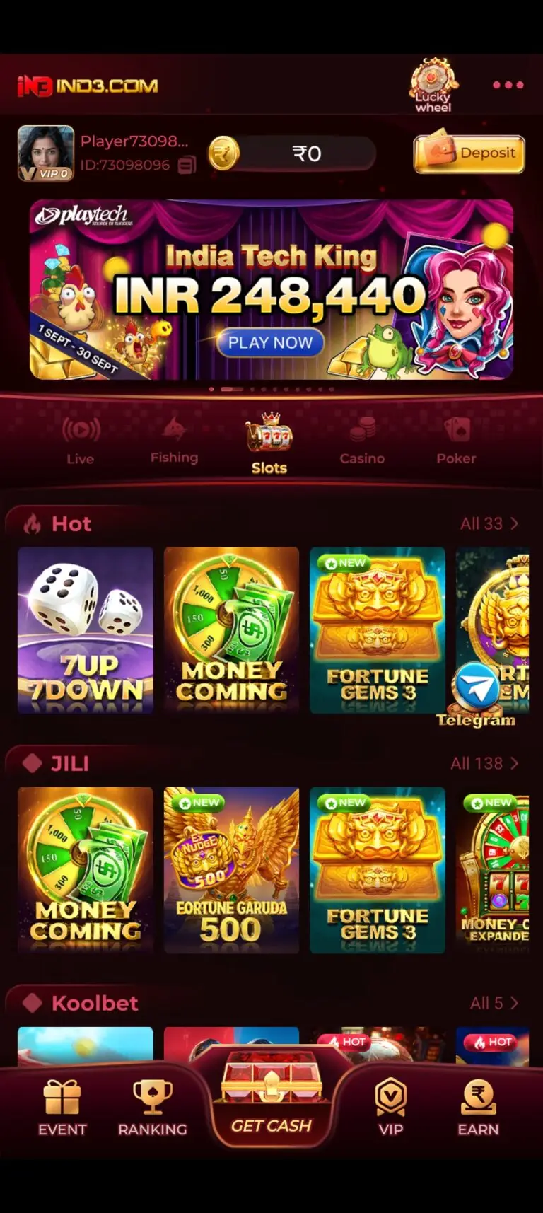 IND3 GAME APK SLOT Game
