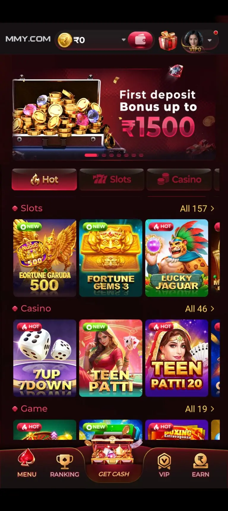 MMY GAME APP Slot Game