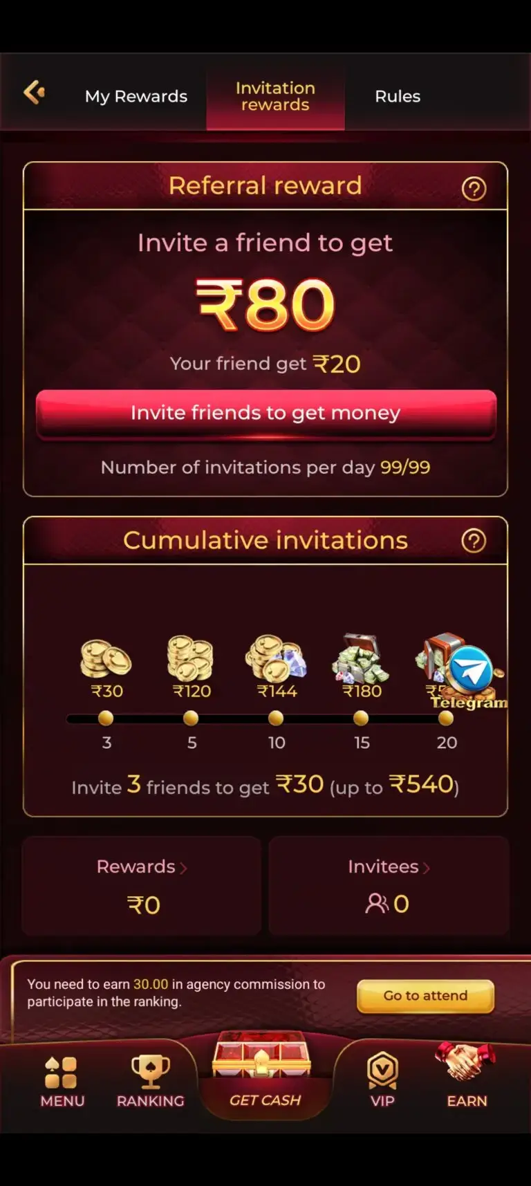 RAJACE GAME APK Refer & Earn