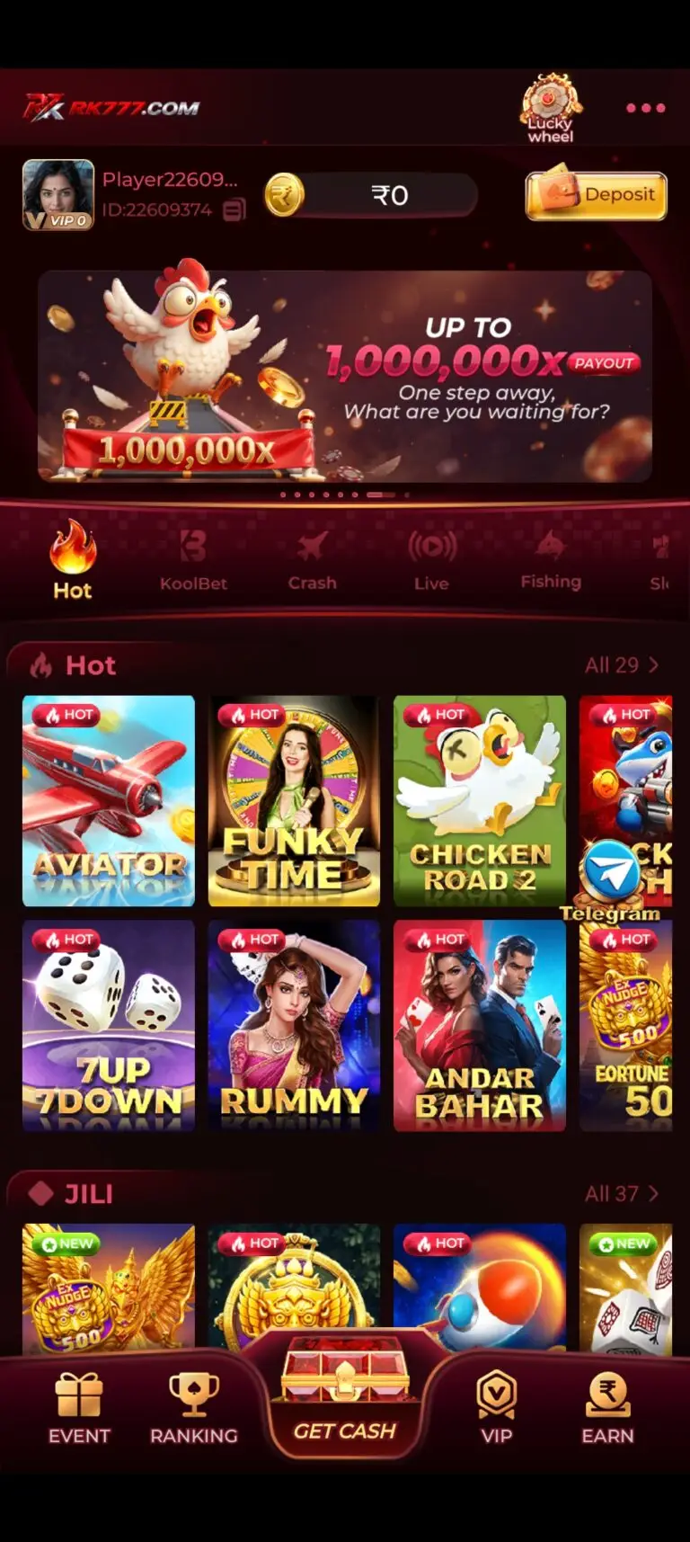 RK777 GAME APP SLOT GAME