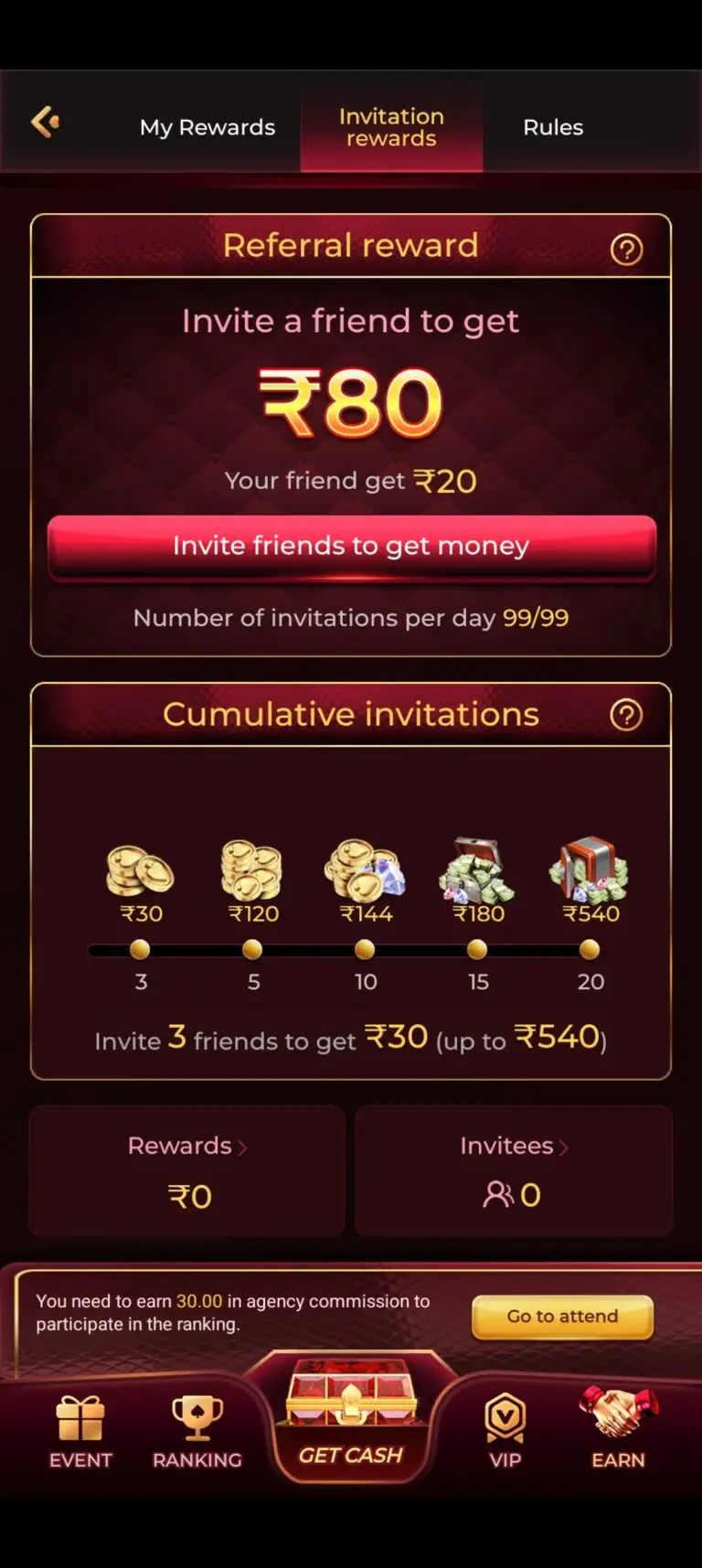 RK777 Game Refer & Earn