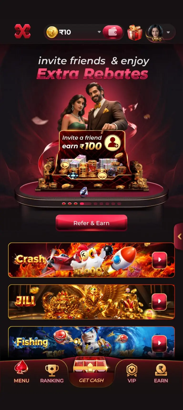 X89 Game Refer & Earn: Invite Friends, Enjoy Extra Rebates & Earn ₹100